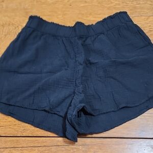 Universal Thread Black Gauze Shorts Large